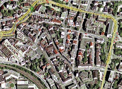 Stadtplan Innenstadt Gummersbach
